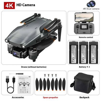 Mead's Supply L600 PRO MAX drone with 4K HD camera, GPS, smart return, laser obstacle avoidance, for aerial photography outside.