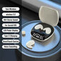 Black Mead's Supply & Equipment Outfitters wireless Bluetooth earphones with voice control, 4-8 hour battery, outdoor electronics.