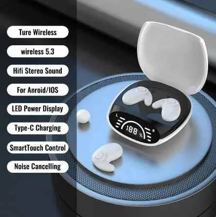 Black Mead's Supply Bluetooth wireless earphones with voice control, outdoor electronics, 4-8 hour battery, available in 3 colors.