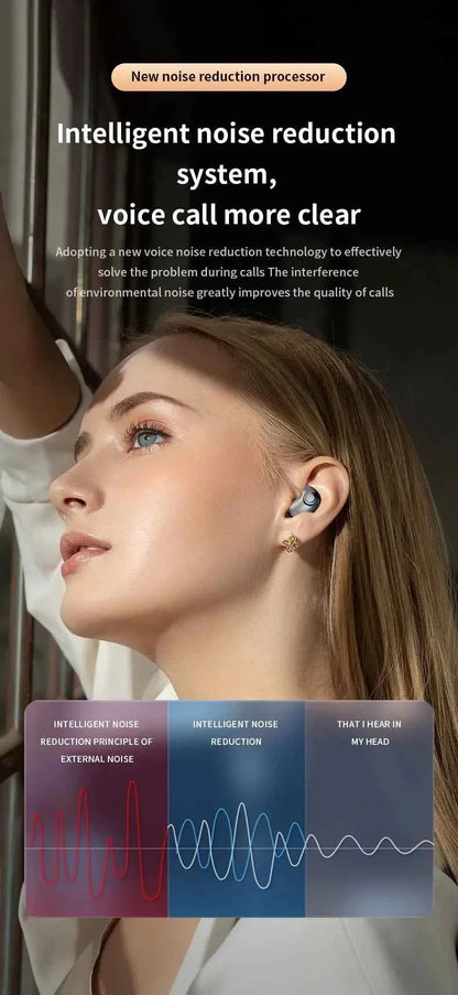 Black Mead's Supply & Equipment Outfitters Post-Ear Bluetooth headphones with voice control, wireless design, 4-8 hour battery, available in 3 colors.