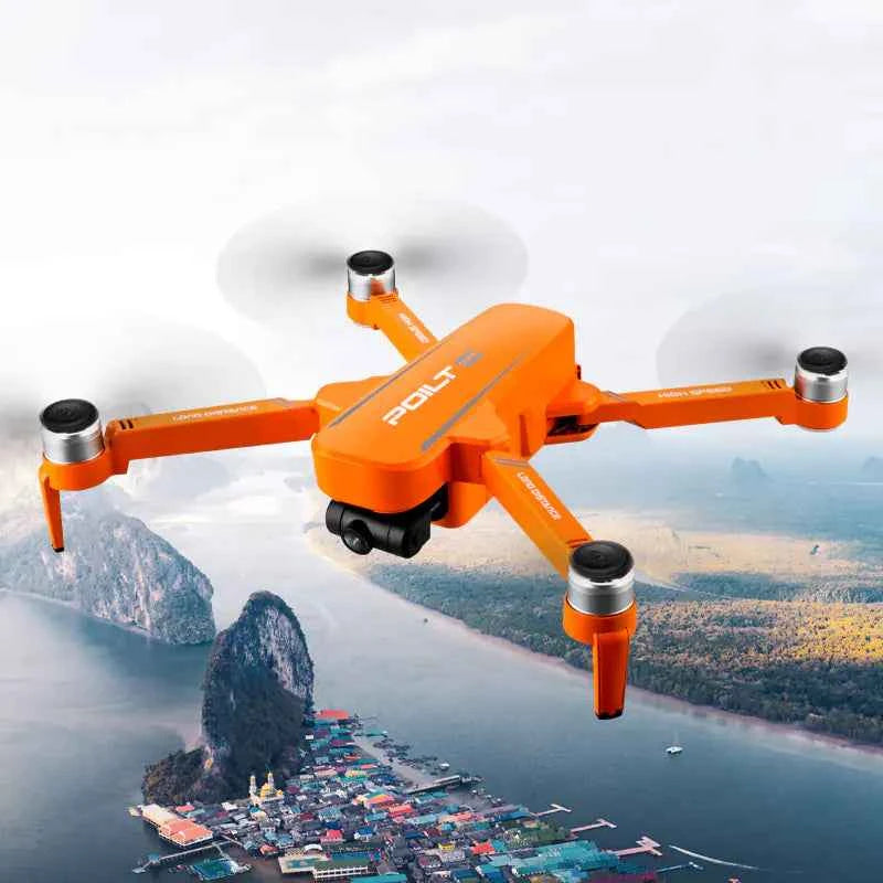 Mead's Supply & Equipment JJRC GPS drone with 6K dual HD camera, 3-axis gimbal, brushless motor, green color, outdoor electronics.