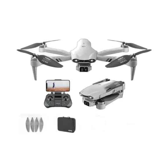 Mead's Supply F10 Folding GPS Drone with 4K HD camera, dual positioning, smart flight modes, portable quadcopter for outdoor photography.