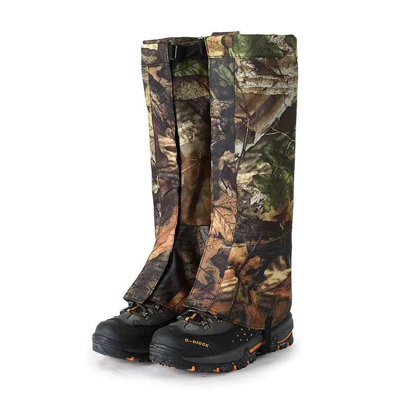 Camouflage snow cover for camping and hiking by Mead's Supply & Equipment Outfitters, designed for outdoor equipment protection.