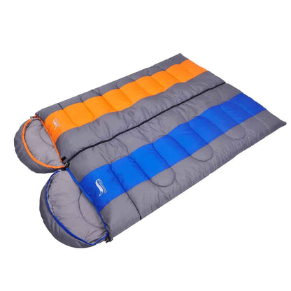 Green Mead's Supply & Equipment Outfitters outdoor sleeping bag for camping, suitable for single or double use, lightweight and durable.