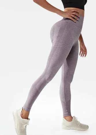 Black high-waist women's yoga pants by Mead's Supply & Equipment Outfitters, with a slim fit, hip lifting, and quick-dry fabric.