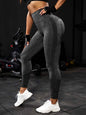 Black high waist yoga pants for women by Mead's Supply & Equipment Outfitters, featuring a thin feel and hip-lifting design.