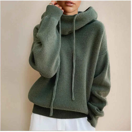 Women's Merino wool high neck sweater top by Mead's Supply & Equipment Outfitters, featuring a cozy, fitted design in natural wool fabric.