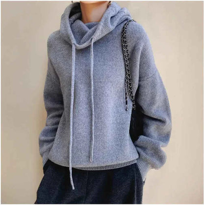Women's Merino Wool High Neck Sweater Top by Mead's Supply & Equipment Outfitters, featuring a cozy high neckline and soft wool texture.