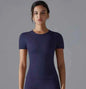 Light pink women's solid color sport T-shirt from Mead's Supply & Equipment Outfitters, casual athletic wear for women.