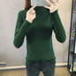Women's wool high neck sweater by Mead's Supply & Equipment Outfitters, slim fit, long sleeves, perfect for winter warmth.