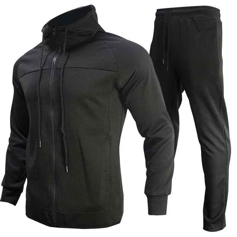 Contrast Sweatshirt Set for Men
