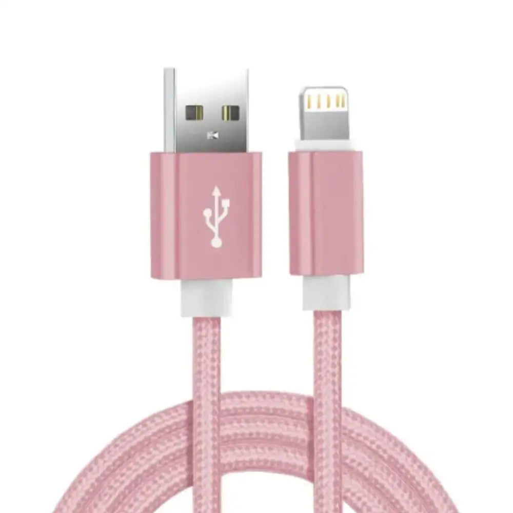 Metal Braided USB Cable for iPhone & iPad – 1m/2m/3m Habicare