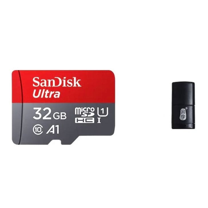 Micro SD Memory Card & Adapter - SanDisk (32GB) 9eight5
