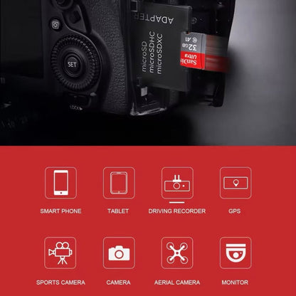 Micro SD Memory Card & Adapter - SanDisk (32GB) 9eight5