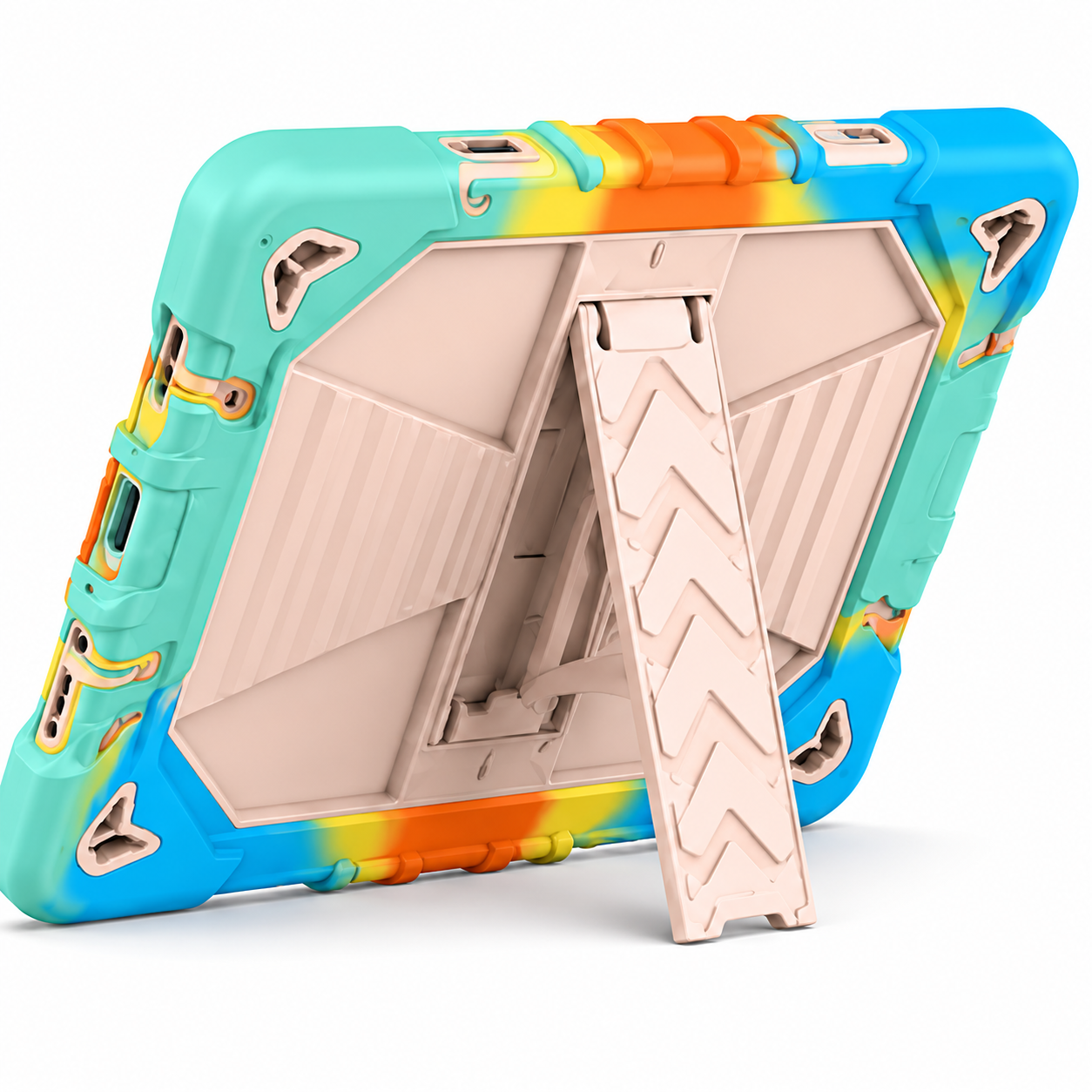 Microsoft Surface Go 4 (10.5 Inch) Rugged Shockproof Case with Kickstand (Rainbow) - ShopHub