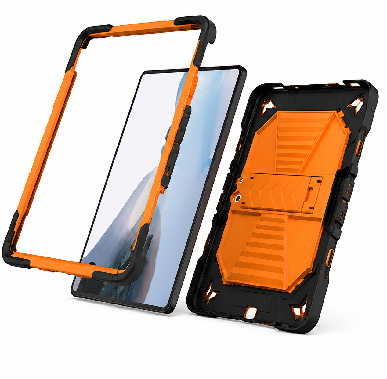 Microsoft Surface Go 1 (10.5 Inch) Rugged Shockproof Case with Kickstand (Orange) - ShopHub
