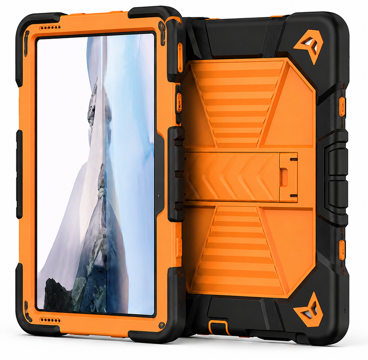 Microsoft Surface Go 2 (10.5 Inch) Rugged Shockproof Case with Kickstand (Orange) - ShopHub