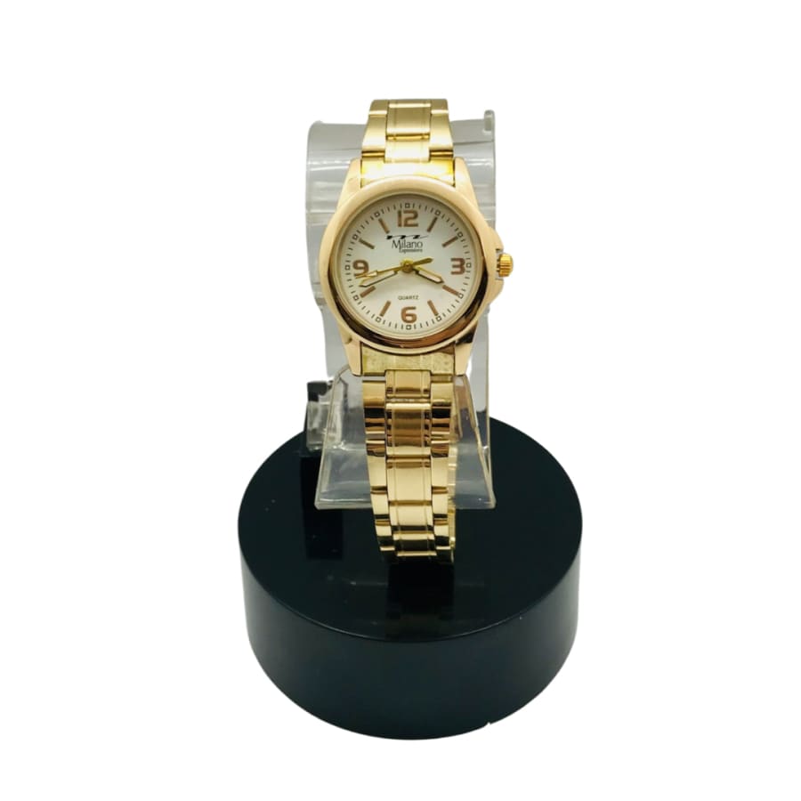 Milano Classic (Gold & White) That Watch Shop