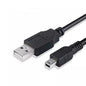 9eight5 mini USB cable for phone and tablet, 50cm length, black design, durable accessory for charging and data transfer.
