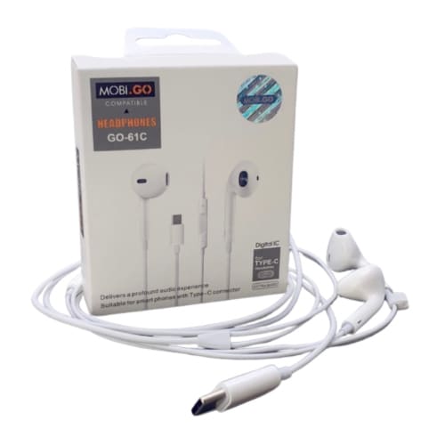 Mobigo GO-61C Earphones (extra bass) (Type C Jack) 9eight5
