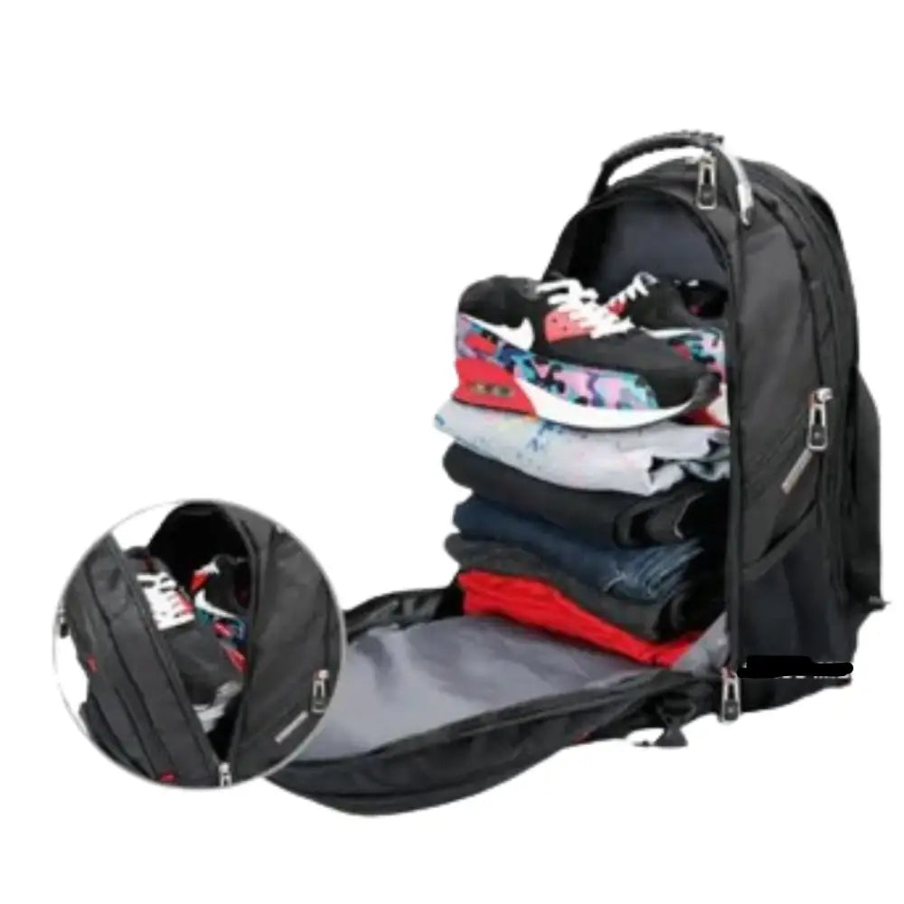 Multifunction USB Laptop Backpack – Waterproof Travel Bag Habicare