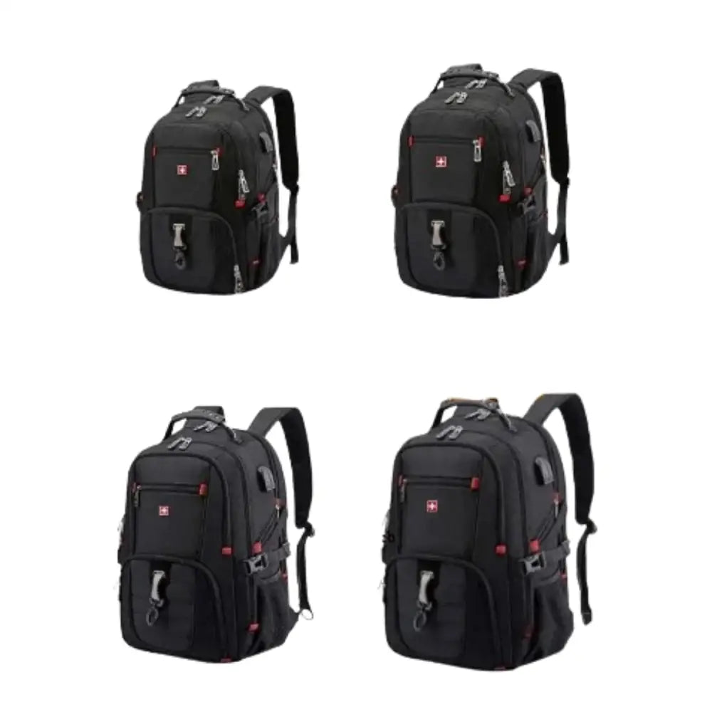 Multifunction USB Laptop Backpack – Waterproof Travel Bag Habicare