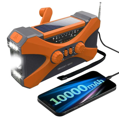 Multifunctional 10000mAh Solar Crank Radio (2 colours available) Habicare