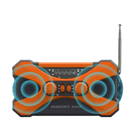 Multifunctional 10000mAh Solar Crank Radio (2 colours available) Habicare