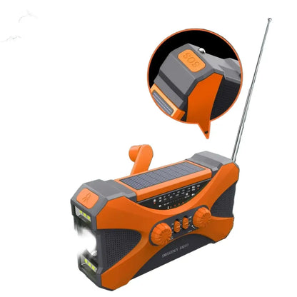 Multifunctional 10000mAh Solar Crank Radio (2 colours available) Habicare