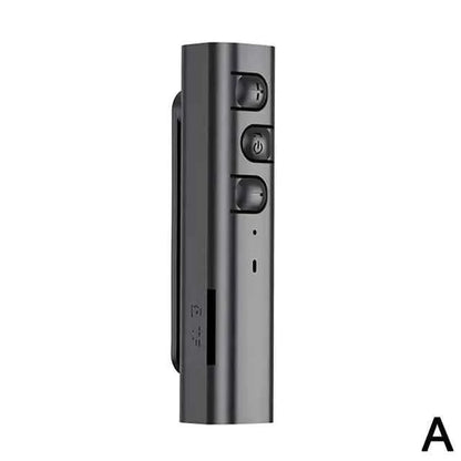 Mini Lavalier Bluetooth MP3 Player - HiFi Sound with Card Slot & AUX Output | Ultra-Compact