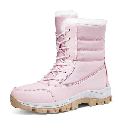 Women's High-Top Cotton Winter Boots | Warm Hiking & Snow Boots