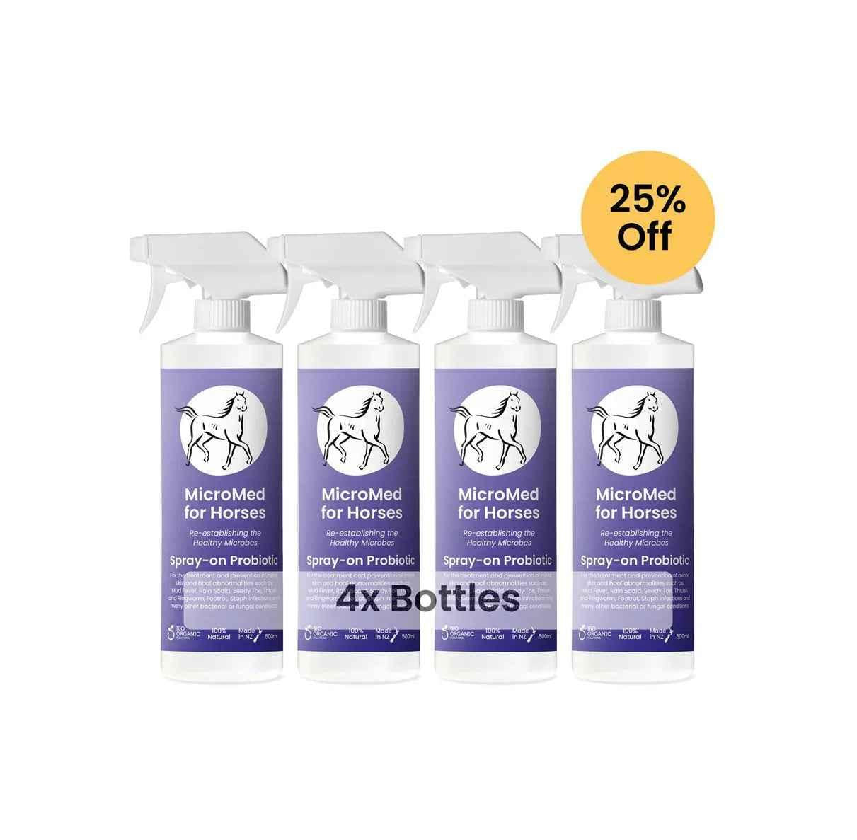 MicroMed for Horses Acute Care – 4 x 500ml Bundle