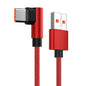 Habicare NNBILI 66W USB-C Elbow Charger Cable for smartphones, black with flexible 90-degree connector, durable and compatible.
