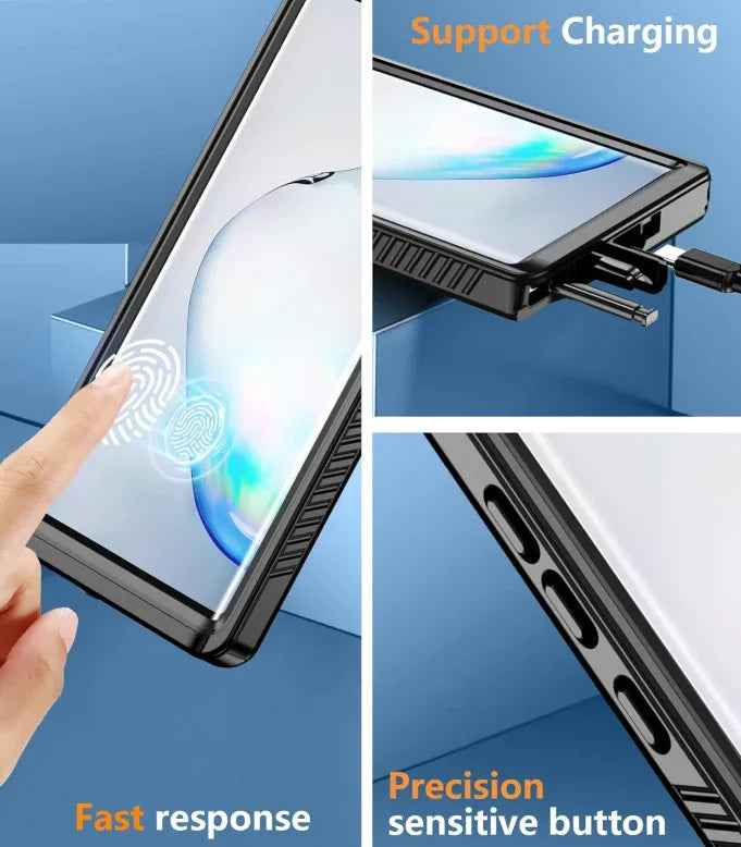 Samsung Galaxy S21 Waterproof Case | Redpepper Shockproof Clear Cover
