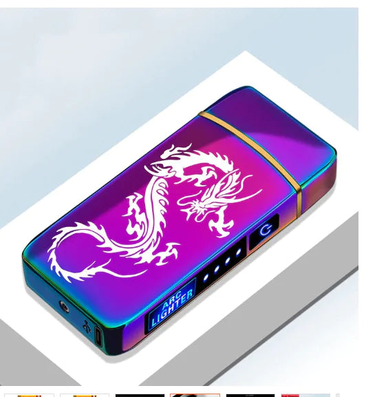 Electric Plasma Arc Lighter - Touch Sensing USB Rechargeable | Camping Equipment - ShopHub