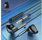 Wired Sports Earphones - Lightweight In-Ear Headphones for Running & Gym | Secure Fit