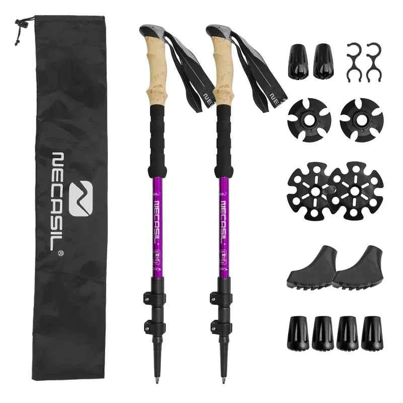 Lightweight Aluminum Trekking Pole with Shock Absorption | Hiking & Climbing