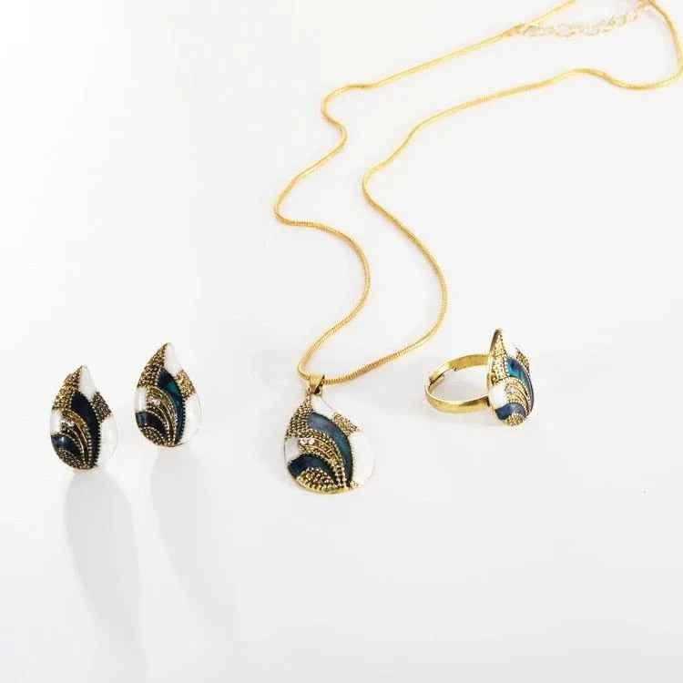 Women's Ocean Mist Drop Jewelry Set
