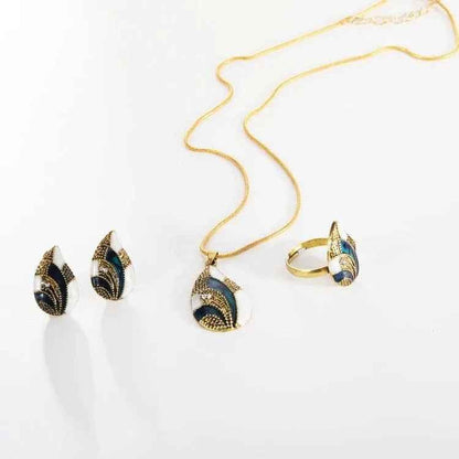 Women's Ocean Mist Drop Jewelry Set
