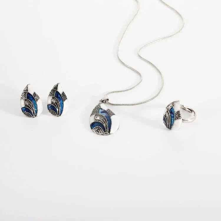 Women's Ocean Mist Drop Jewelry Set