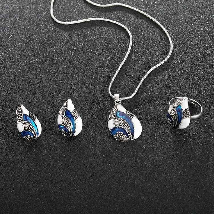 Women's Ocean Mist Drop Jewelry Set