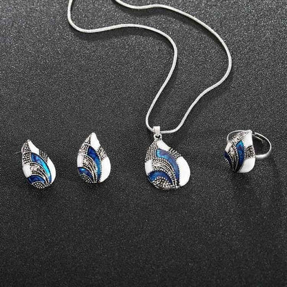 Women's Ocean Mist Drop Jewelry Set
