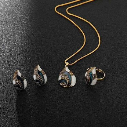 Women's Ocean Mist Drop Jewelry Set