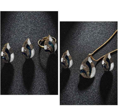 Women's Ocean Mist Drop Jewelry Set