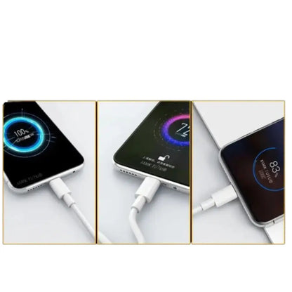 Habicare 65W Type-C Charger Cable for Oppo SuperVOOC fast charging, durable black cable with USB-C connector.