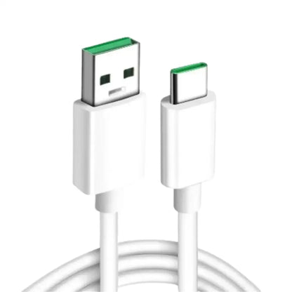 Habicare 65W original Type-C charger cable for Oppo SuperVOOC fast charging, with a black connector and sturdy cable design.