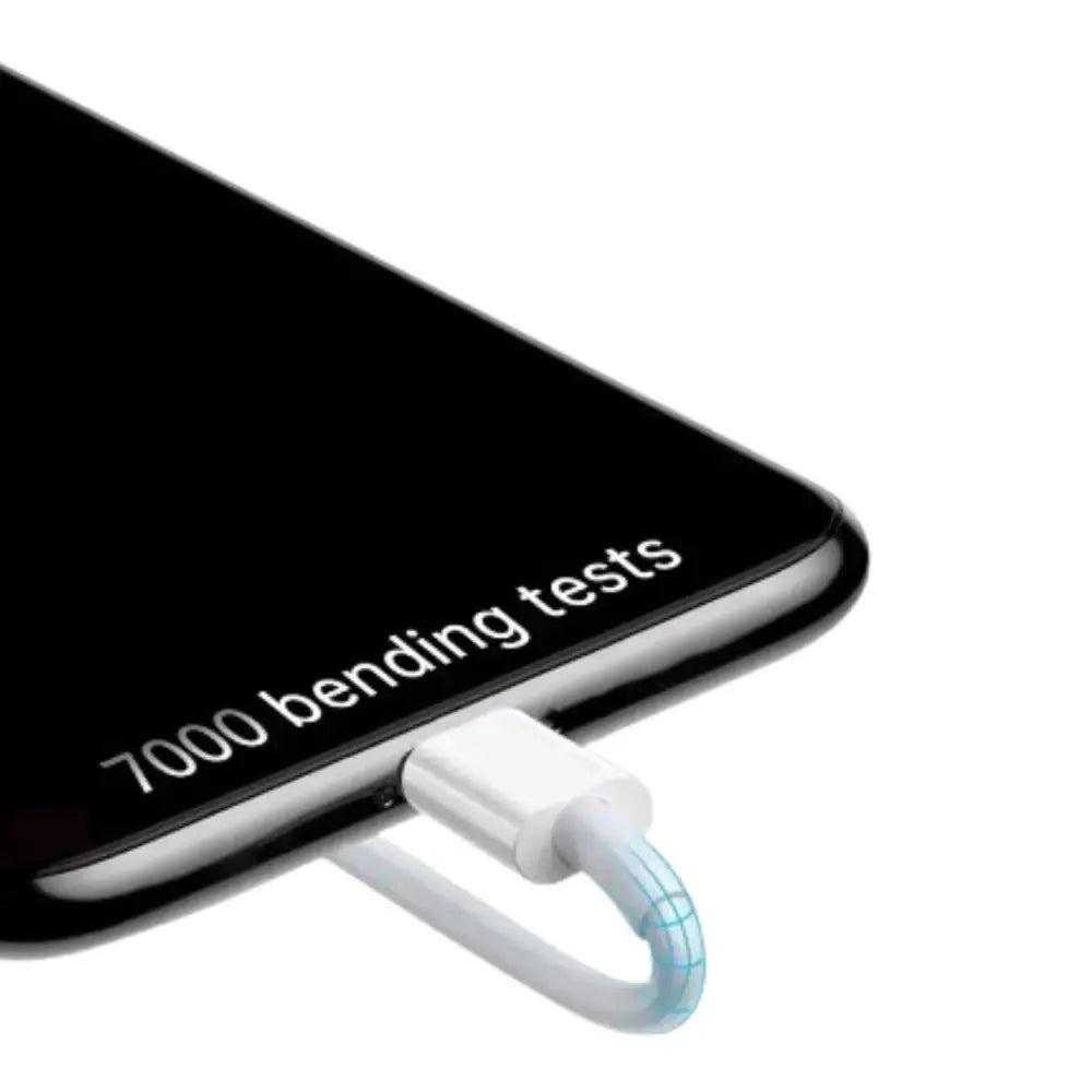 Habicare 65W original Type-C Oppo SuperVOOC charger cable, durable black cable with USB-C connector for fast charging.
