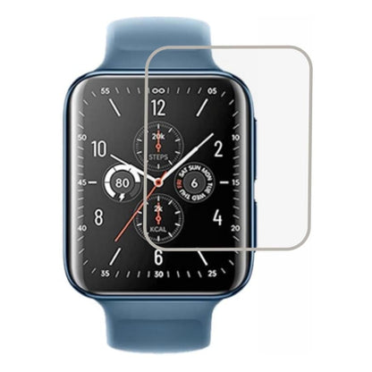 Hydrogel screen protector and watch case for Oppo Watch 2 46mm, blue, in a pack of 6, designed by That Watch Shop.