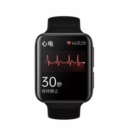 Hydrogel screen protector for Oppo Watch ECG Edition, durable watch case from That Watch Shop, shown on the watch face.