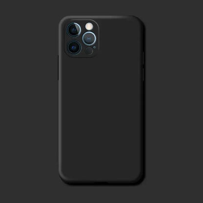 Black Silicone iPhone Case (All iPhone Models) Habicare